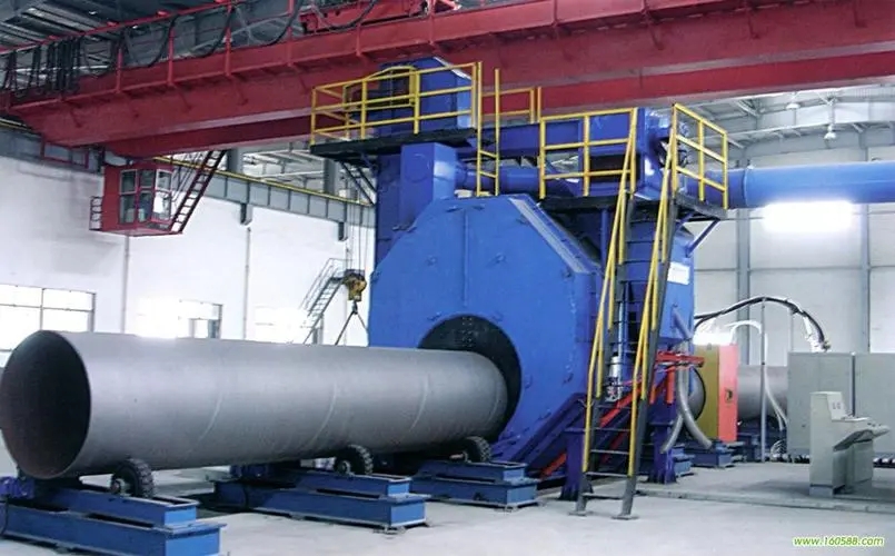 商丘自动环保钢管内壁喷砂机