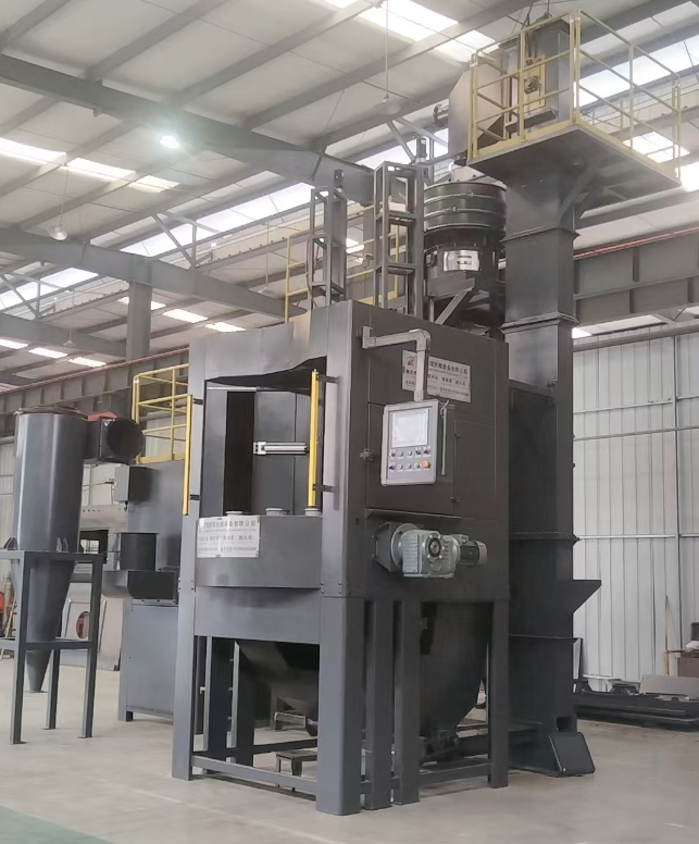 商丘转盘式喷砂机 提升圆形工件处理效率